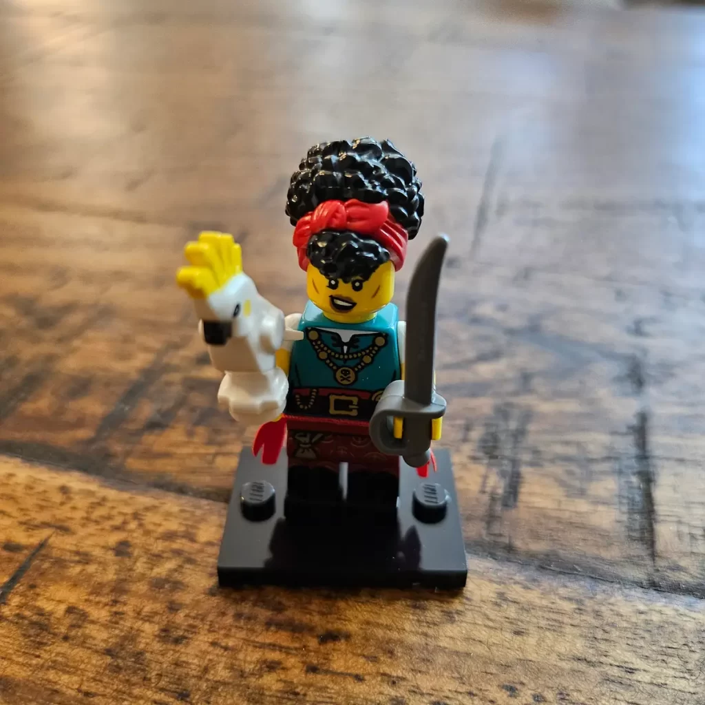 the Pirate Quartermaster of LEGO 71048 Minifigures Series 27 Reviewed by angelofdeathWHV