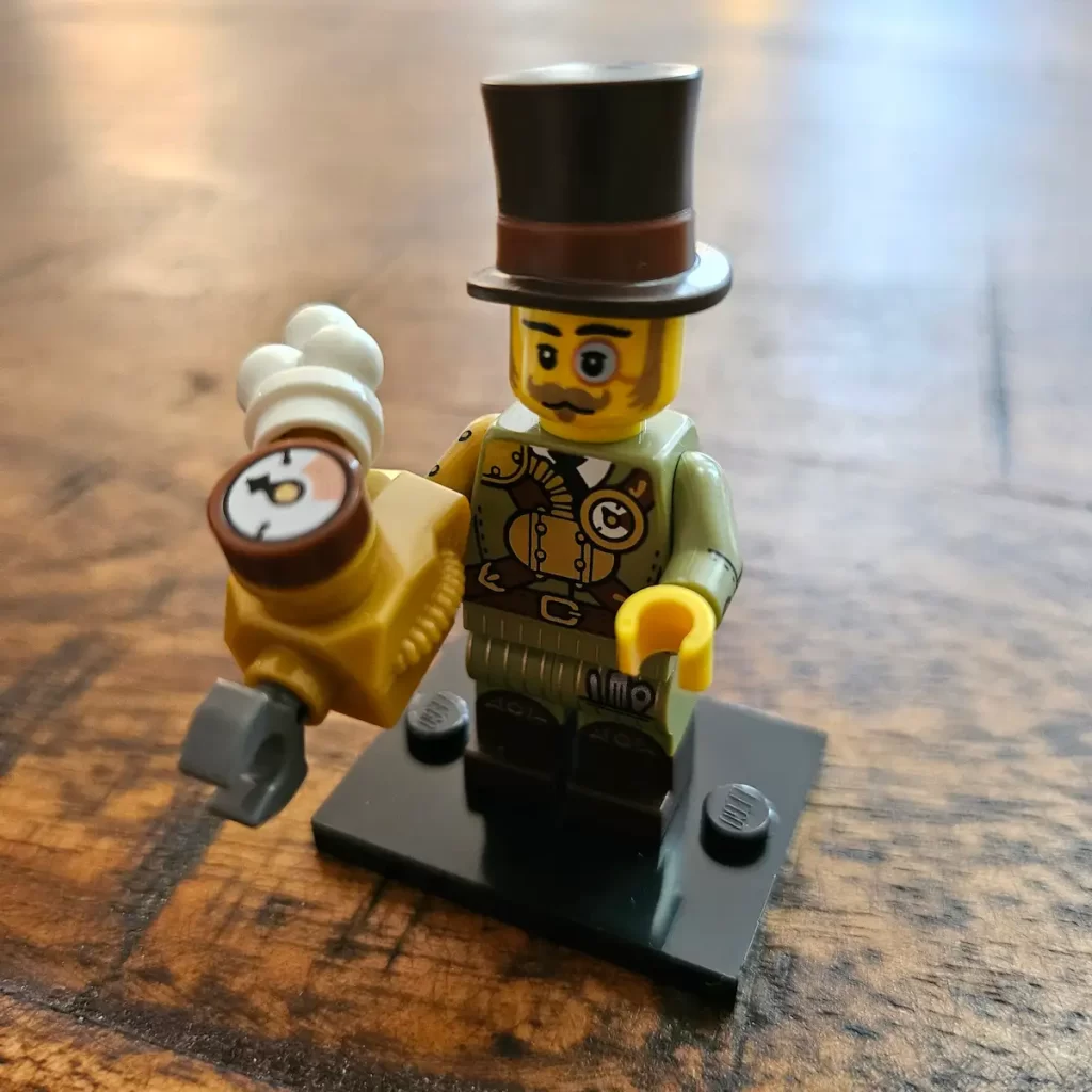 the Steampunk Inventor of LEGO 71048 Minifigures Series 27 Reviewed by angelofdeathWHV