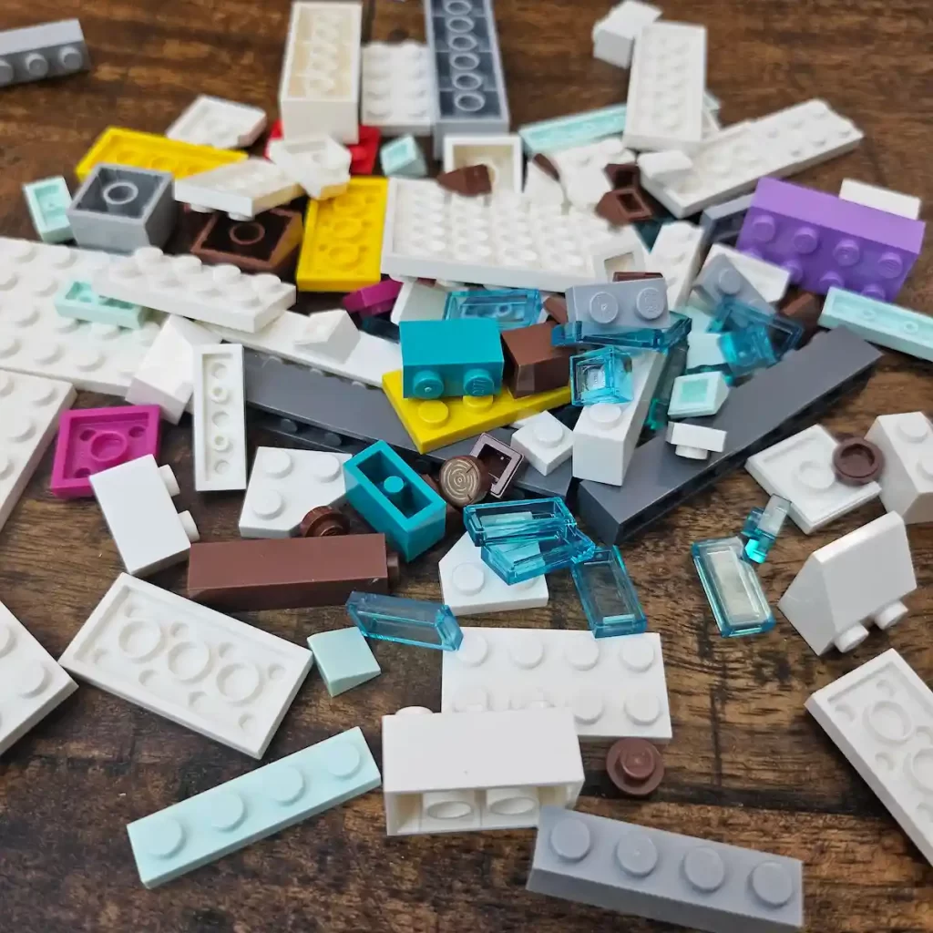 the pieces of LEGO 40484 Santa's Front Yard Reviewed by angelofdeathWHV 2