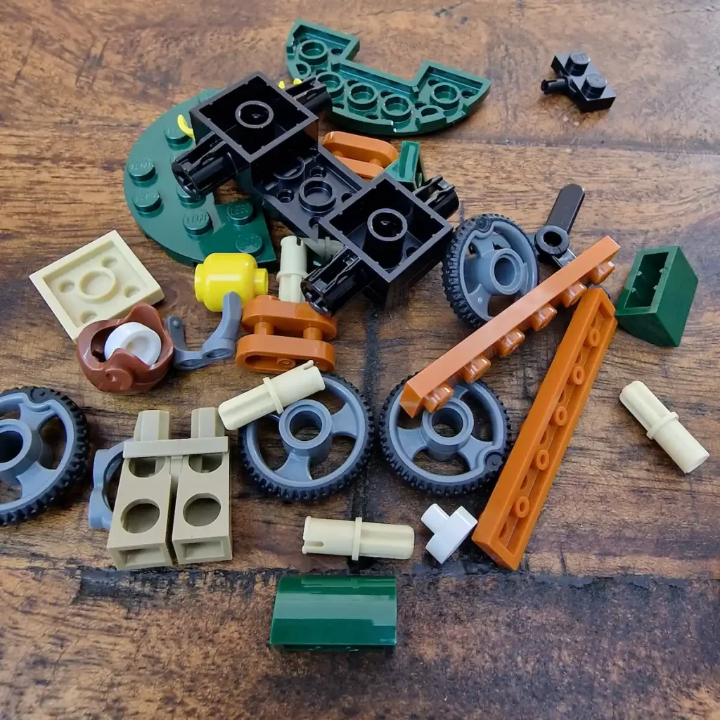 the parts of LEGO City 60459 Airplane vs. Hospital Bed Race Car Pack Photo taked by angelofdeathWHV